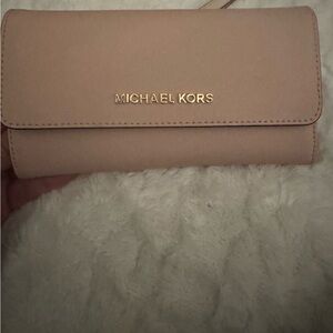 Michael Kors Nude Pink Wristlet